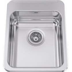 16-1/8" 1 Bowl Drop-In Kitchen Sink - Stainless Steel ALBS6406P-1 Franke