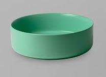 14 Round Bathroom Vessel Sink - Matte Green 36652-GRN Acritec