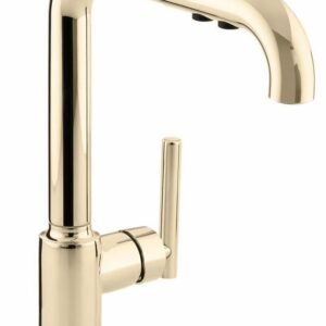 Purist Kitchen Faucet with Pullout Spray - Vibrant French Gold 7505-AF Kohler