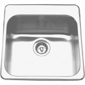 20" 3-Hole 1 Bowl Drop-In Kitchen Sink - Stainless Steel LBS6808-2-3 Franke
