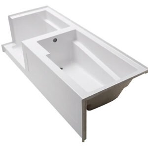 Rockford 96" x 37" LH Shower & Tub Combination
 - White AC9377-0 Hytec