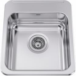16-1/8" 1 Bowl Drop-In Kitchen Sink - Stainless Steel ALBS4406P-1 Franke