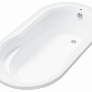 Calico 66" Oval Drop-In Tub - Linen AC3666-96 Hytec