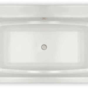 Optik C 66" x 36" Center Drain Drop-In Tub - White 105743-000-001-102 Maax
