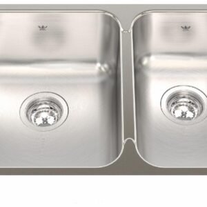 Steel Queen 26-7/8" 1.5 Bowl Undermount Sink - Stainless Steel QCUA1827R-8 Kindred