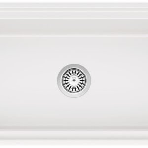 Profina 1 Bowl Fireclay Apron Front Sink - Ceramic White 401808 Blanco