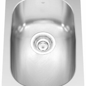 Steel Queen 12-3/4" 1 Bowl Undermount Kitchen Sink - Stainless Steel QSU1813-7 Kindred