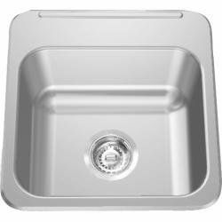 15-1/8" 1 Bowl Drop-In Kitchen Sink - Stainless Steel LBS1308P-1 Franke