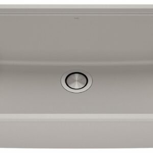 Bacia 27" Granistone 1 Bowl Undermount Kitchen Sink - Gris/Gray KS2121-330 Kalia