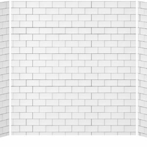 32 x 60 x 32 3-Panel Tub/Shower Wall Kit - Tiles 700 Gloss WA2013-700-001 Kalia