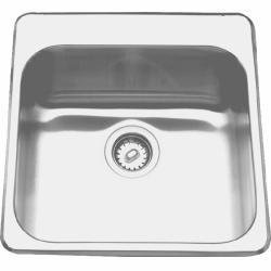 20" 1 Bowl Drop-In Kitchen Sink - Stainless Steel ALBS6806P-1 Franke