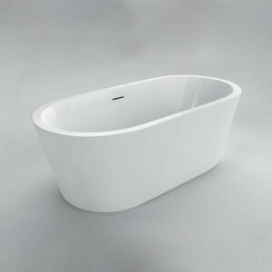 Lyon 67" Freestanding Tub - White 44271 Acritec