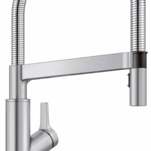 Solenta Senso Kitchen Faucet with Pulldown Spray - Stainless 401993 Blanco