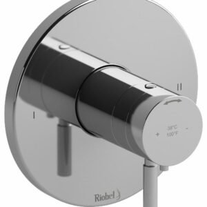 Riu 2-Functions Thermostatic Valve Trim - Chrome TRUTM44C RIOBEL