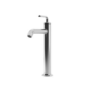 Cite Tall Single Hole Bathroom Vessel Sink Faucet 1.5 GPM - Chrome BF1162-110 Kalia
