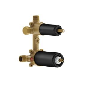 2-Way Thermostatic Rough-In Valve with Diverter - Matte Black 103996-160 Kalia