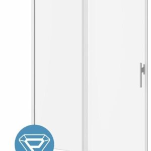 Koncept Evo (Door 1 of 2) 60" x 77" Alcove Sliding Shower Door Fixed Panel - Chrome DR2056-110-005 Kalia