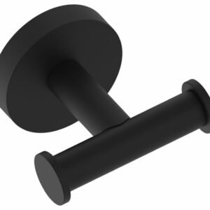 Circo Double Robe Hook - Matte Black 365132-48 Kartners