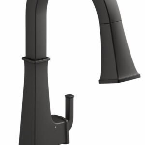 Riff Touchless Smart Kitchen Faucet with Pulldown Spray - Matte Black 23832-WB-BL Kohler