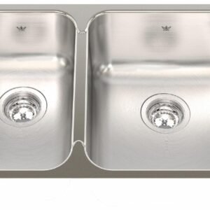 Steel Queen 26-7/8" 1.5 Bowl Undermount Sink - Stainless Steel QCUA1827L-8 Kindred