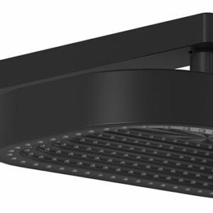 Kareo Premia 12" x 8" Rainshower Shower Head with Wall Arm - Matte Black BF2159-160 Kalia