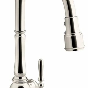 Artifacts Touchless Smart Kitchen Faucet with Pulldown Spray - Vibrant Polished Nickel 29709-WB-SN Kohler