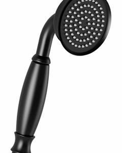 Rustik 1-Function Hand Shower - Black 103604-165 Kalia