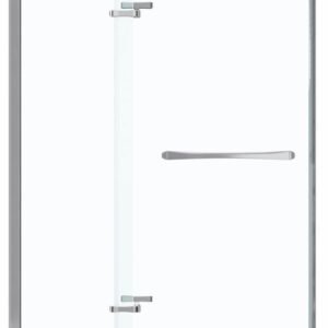 Reveal 71 44-47" x 71.5" Alcove Pivot Shower Door - Chrome/Clear 136671-900-084-000 Maax