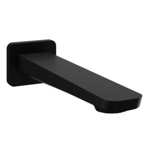 Moroka Square Tub Spout (less Diverter) - Matte Black 106046-160 Kalia