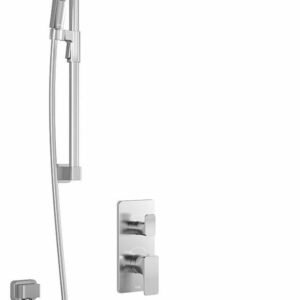 Kareo TD2 Premia Thermostatic Ingetrated Diverter Shower System with Wall Arm (less valves) - Chrome BF1992-110-200 Kalia