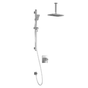 Grafik TCD1 Premia Thermostatic Coaxial Shower System with Vertical Ceiling Arm - Chrome BF1718-110-201 Kalia