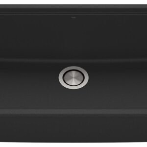 Bacia 33" Granistone 1 Bowl Undermount Kitchen Sink - Matte Black KS2125-320 Kalia