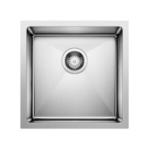 Quatrus R15 U Undermount Bar Sink - Stainless 401515 Blanco