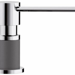 Lato Soap Dispenser - Chrome/Cinder 402304 Blanco