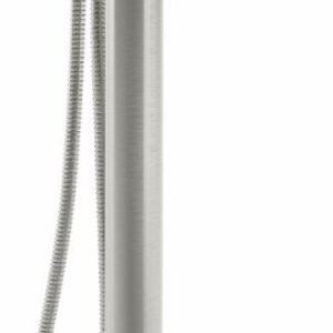 Rustik Freestanding Tub Filler with Hand Shower - Pure Nickel BF1487-125 Kalia