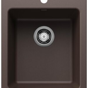 Liven 17 1 Bowl Dual Mount Bar Sink - Café 403671 Blanco