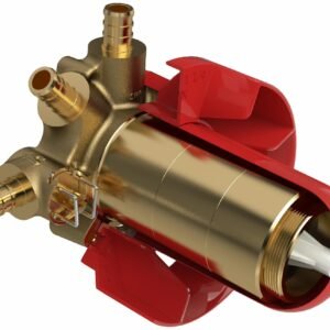 3-Way Thermostatic/Pressure Balance Rough-In Valve (Pex Connections) R45-SPEX RIOBEL