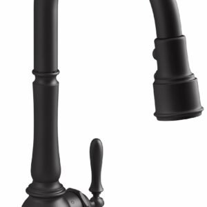 Artifacts Smart Touchless Kitchen Faucet with Pulldown Spray - Matte Black 29709-WB-BL Kohler