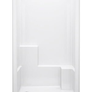 Ledward II 48" x 31" LH Drain Shower Stall with RH Seat
 - White 4161-0 Hytec