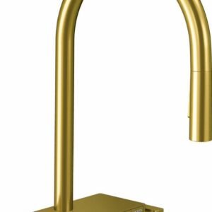 Aquno Select Kitchen Faucet With Pulldown Spray - Brushed Gold Optic 73837251 Hansgrohe