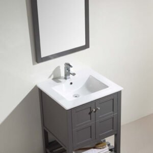 Shaker 24" Vanity (Cabinet Only) - Rock Grey DC220-24RG Duval