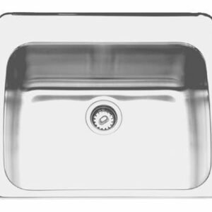 25-5/8" 1-Hole 1 Bowl Drop-In Kitchen Sink - Stainless Steel ALBS7305P-1-1 Franke