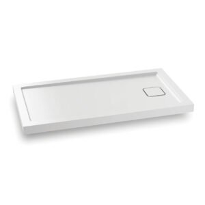 Kover 60" x 32" Acrylic Shower Base with End Drain - White BW1079-240 Kalia