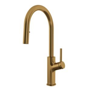 Masimo Diver Kitchen Faucet with Pulldown Spray - Brushed Gold KF1963-180 Kalia