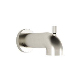 Bellino/Cite Tub Spout with Diverter - Brushed Nickel 101527-120 Kalia