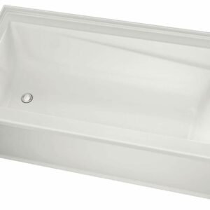 Exhibit 60" x 32" IFS LH Drain Alcove Tub - White 105548-000-001-104 Maax
