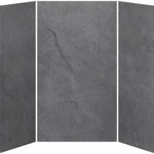 36 x 48 x 36 3-Panel Shower Wall Kit for Alcove Installation - Concrete 210 Matte WA2010-210-002 Kalia