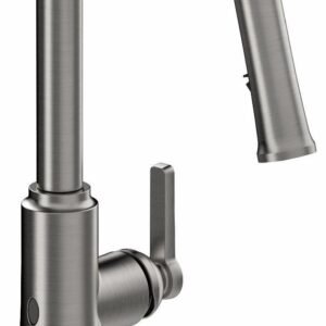 Trattoria Touchless Kitchen Faucet with Pulldown - Stainless Steel TTSQ111SS RIOBEL