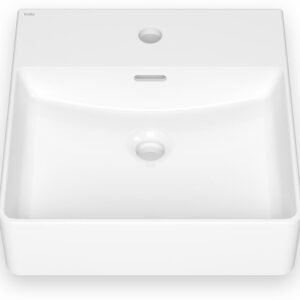 Urba Square Drop-In or Wall Mount Bathroom Sink - White FU2112-240 Kalia