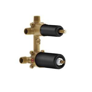 3-Way Aquatonik 1/2" Thermostatic Valve with Diverter - Matte Black 104266-160 Kalia